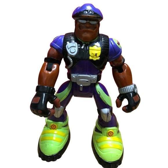 Jake Justice Fisher Price Rescue Heroes 2001 Policeman - Picture 1 of 8